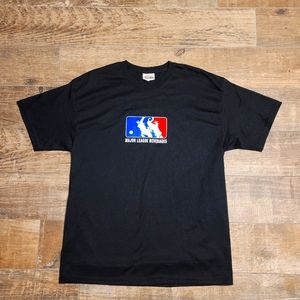 Vintage SoBE Lizard Promo T Shirt Snowboard Double Sided XL Hanes 50/50 Black